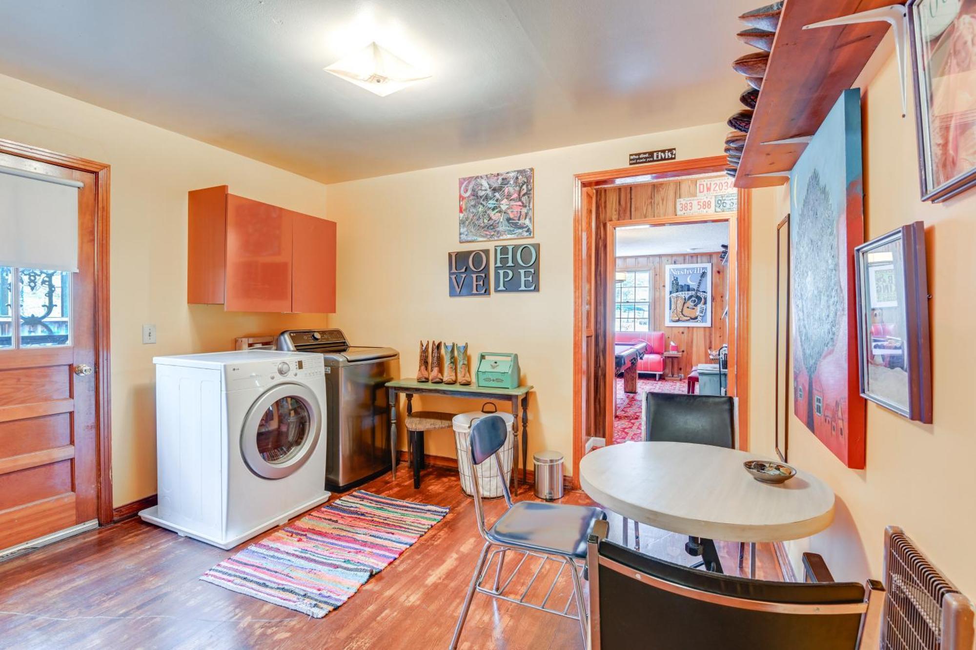 6 Mi To Downtown 70S-Themed Home In Nashville! Zewnętrze zdjęcie