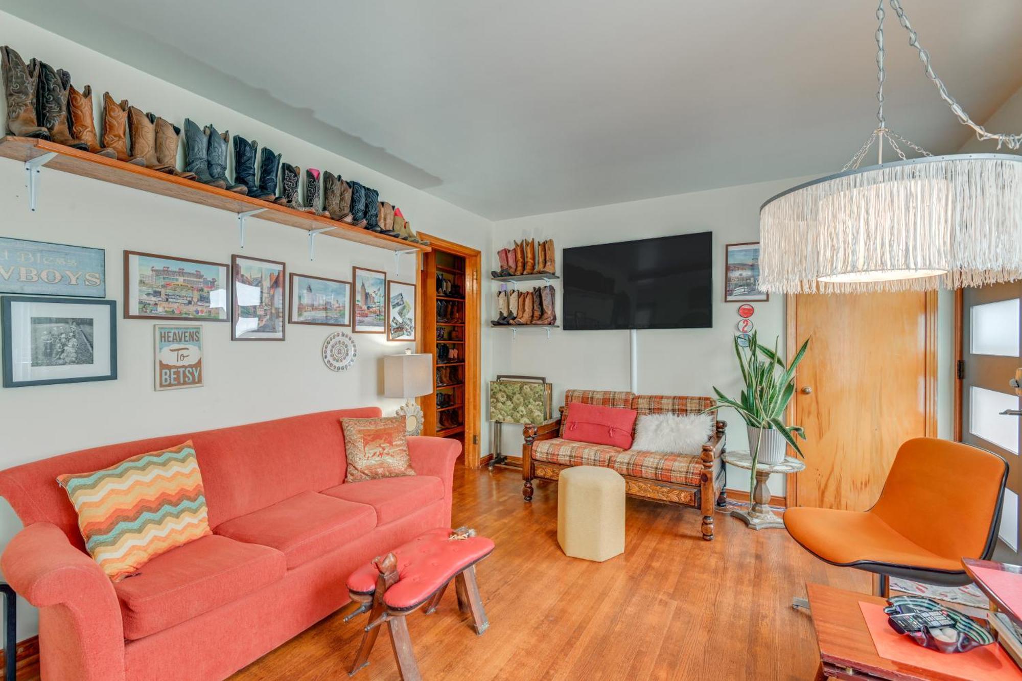 6 Mi To Downtown 70S-Themed Home In Nashville! Zewnętrze zdjęcie