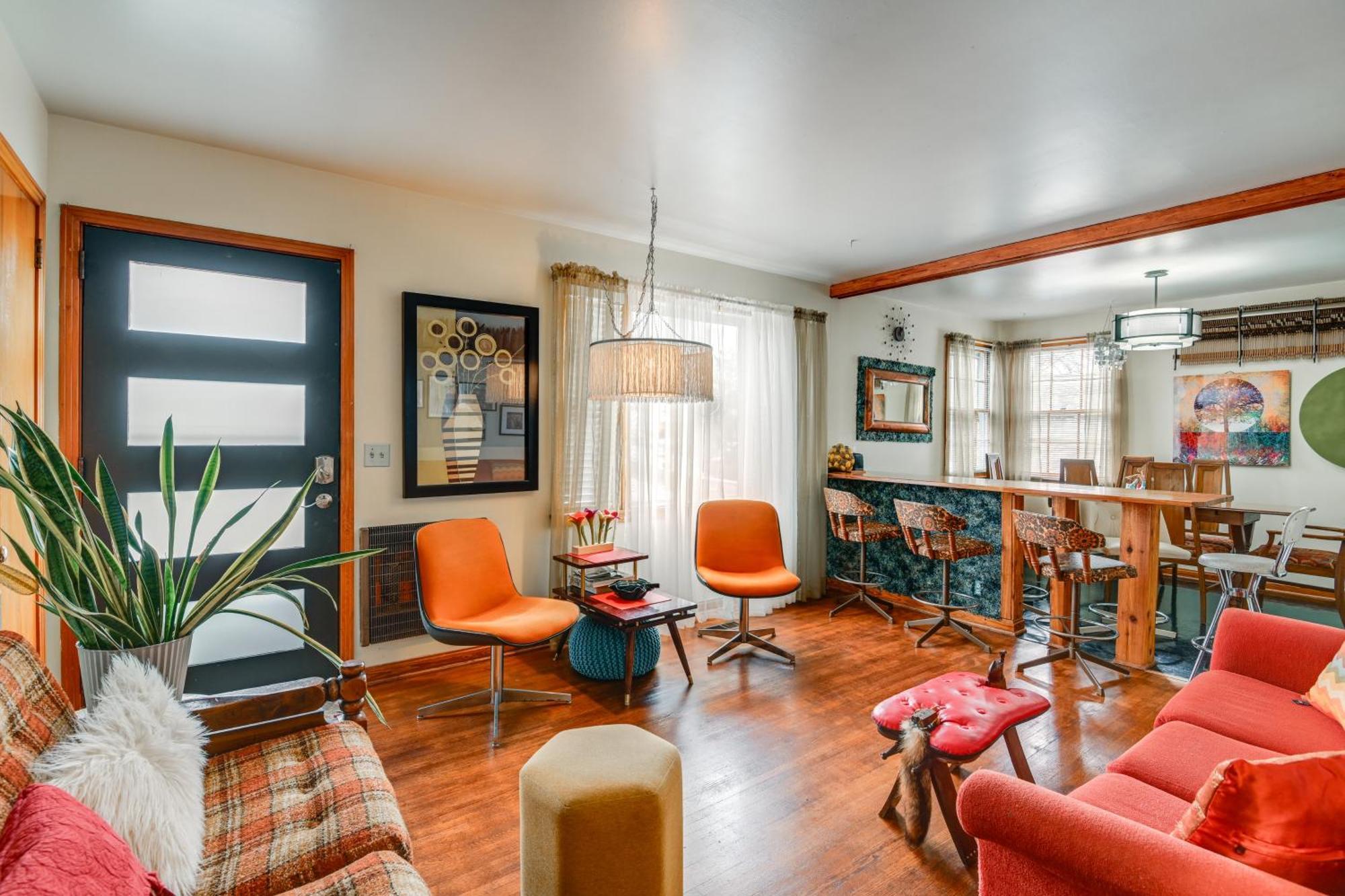 6 Mi To Downtown 70S-Themed Home In Nashville! Zewnętrze zdjęcie