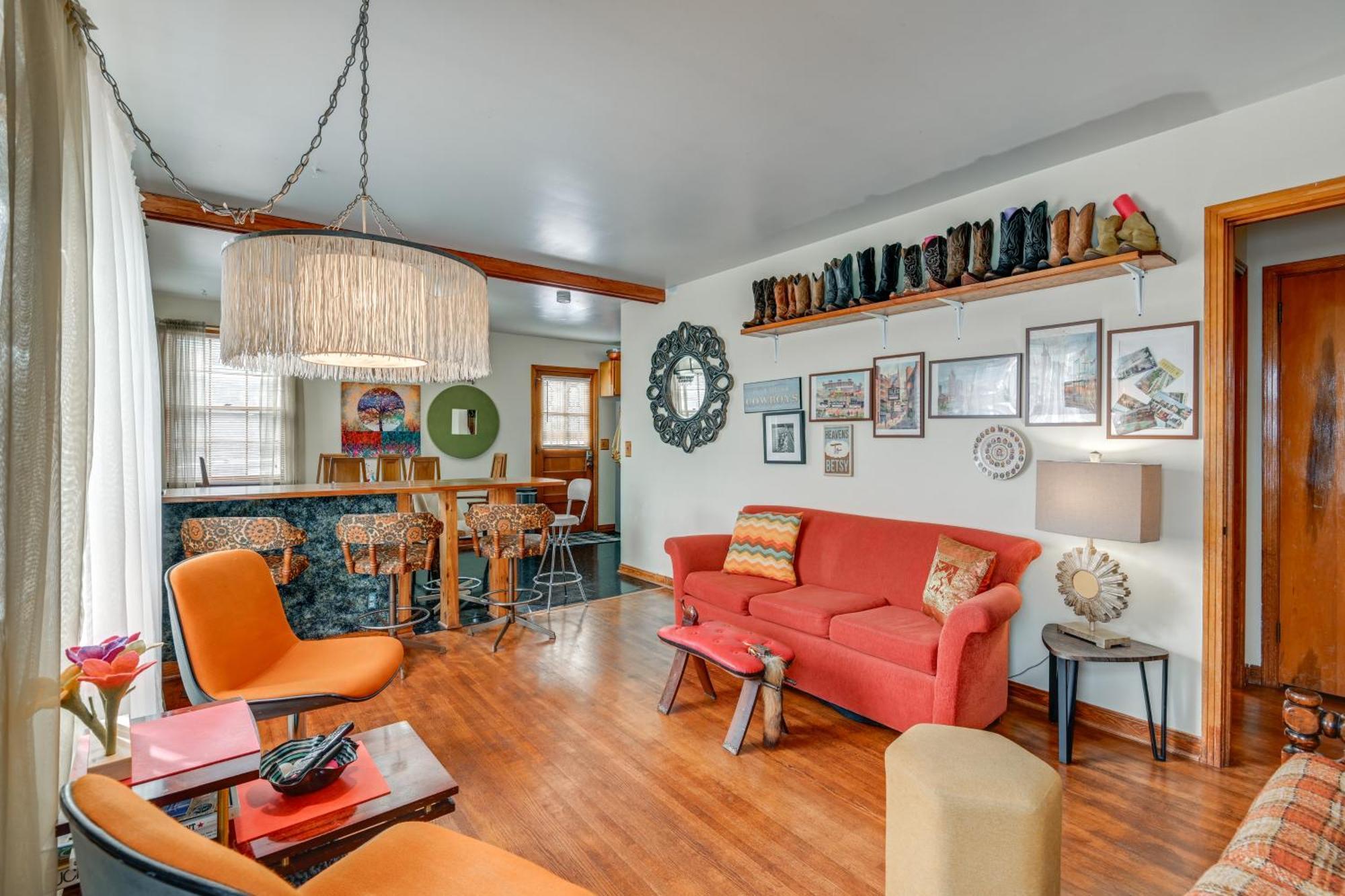 6 Mi To Downtown 70S-Themed Home In Nashville! Zewnętrze zdjęcie